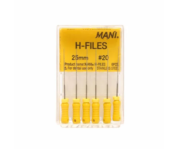 H-Files №20, ( 25 мм, 6 шт) Mani Mani (Японія)